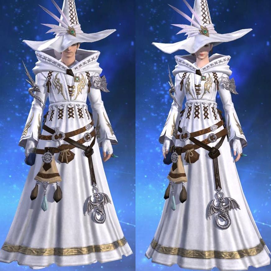 Dravanian Robe of Healing's gearset image.