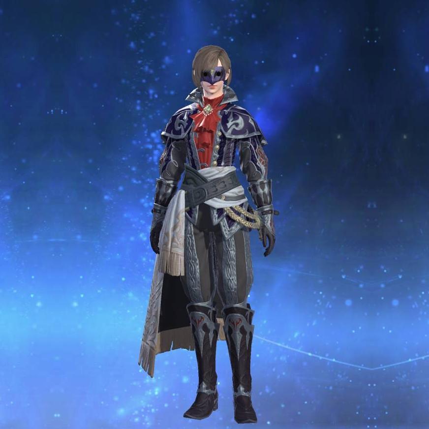 Hallowed Ramie Doublet of Casting's gearset image female.