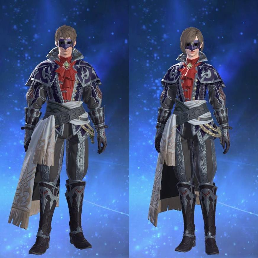 Hallowed Ramie Doublet of Casting's gearset image.