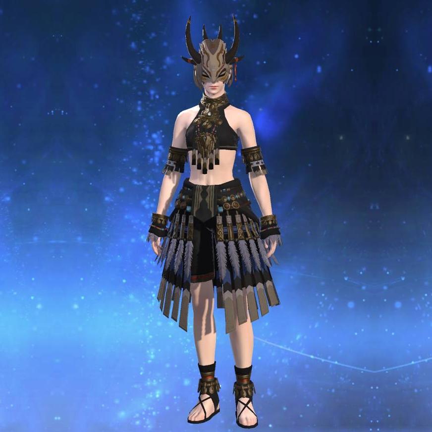 Panegyrist's Chestwrap's gearset image female.