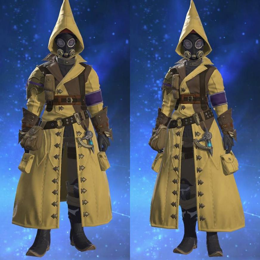Filibuster's Coat of Casting's gearset image.