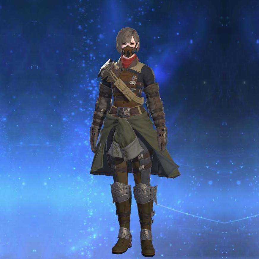 Filibuster's Gambison of Scouting's gearset image female.