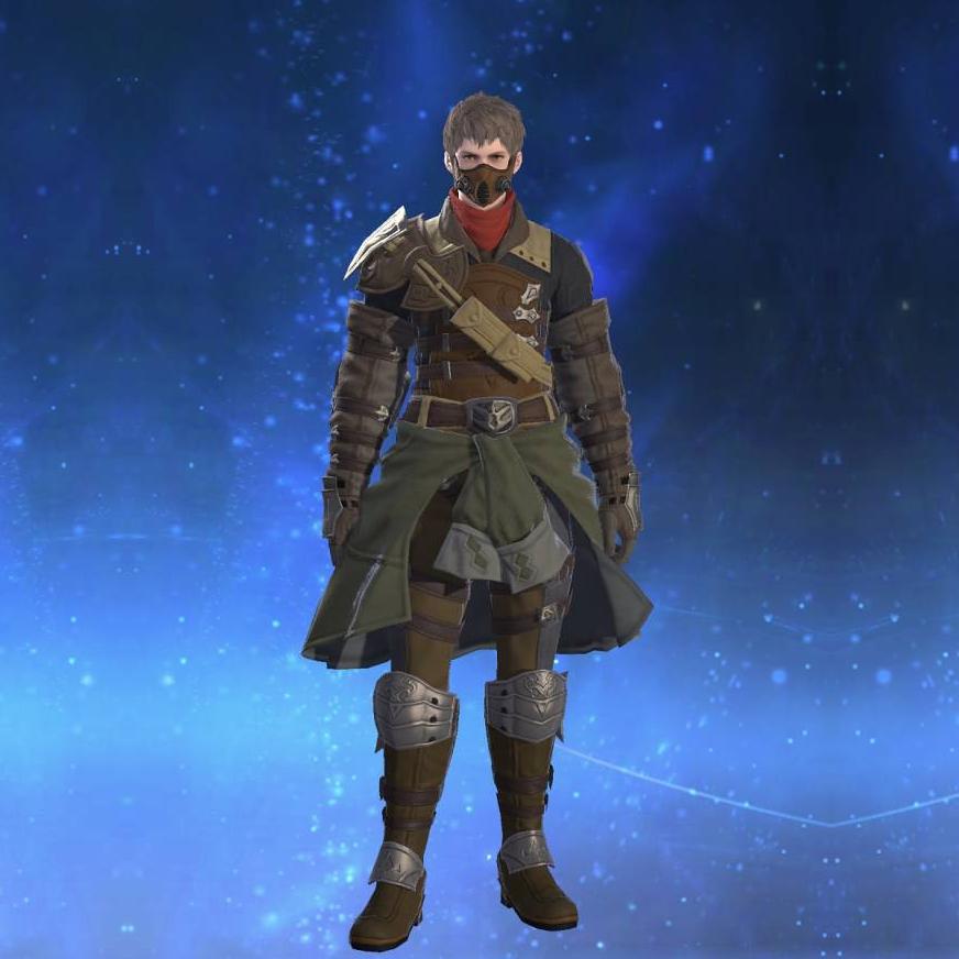 Filibuster's Gambison of Scouting's gearset image male.