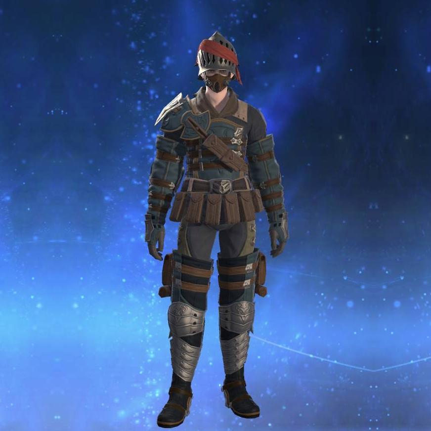 Heavy Filibuster's Gambison of Maiming's gearset image male.