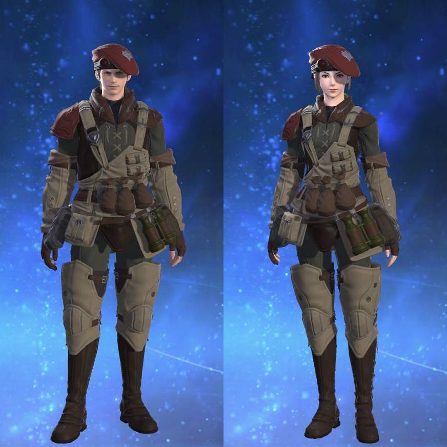 Filibuster's Gambison of Aiming's gearset image.