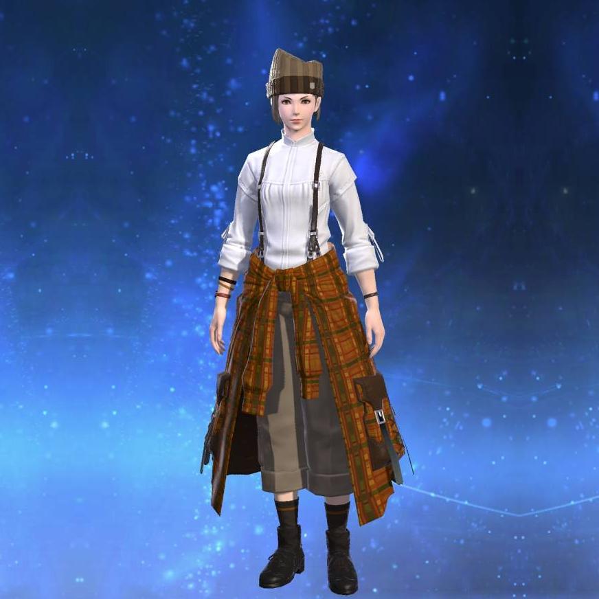 フランネルサスペンダーシャツ's gearset image female.