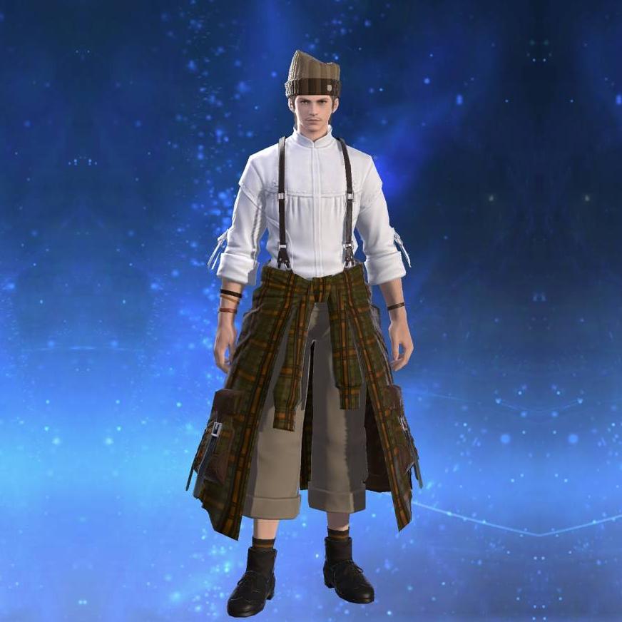 フランネルサスペンダーシャツ's gearset image male.