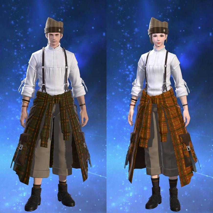 フランネルサスペンダーシャツ's gearset image.