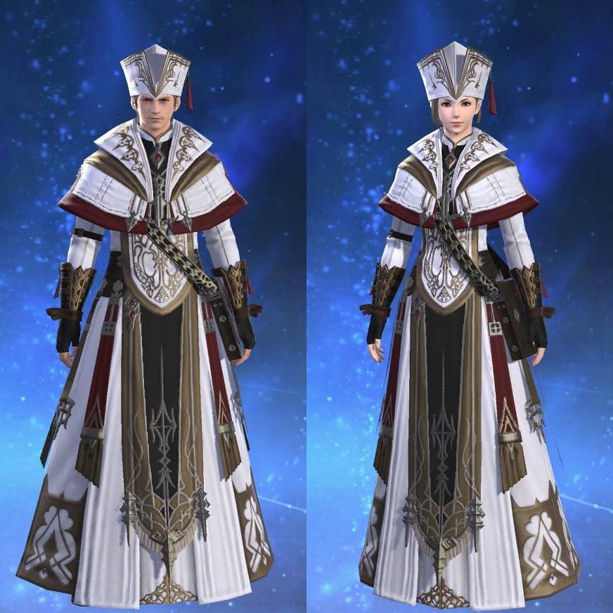 Halonic Priest's Alb's gearset image.