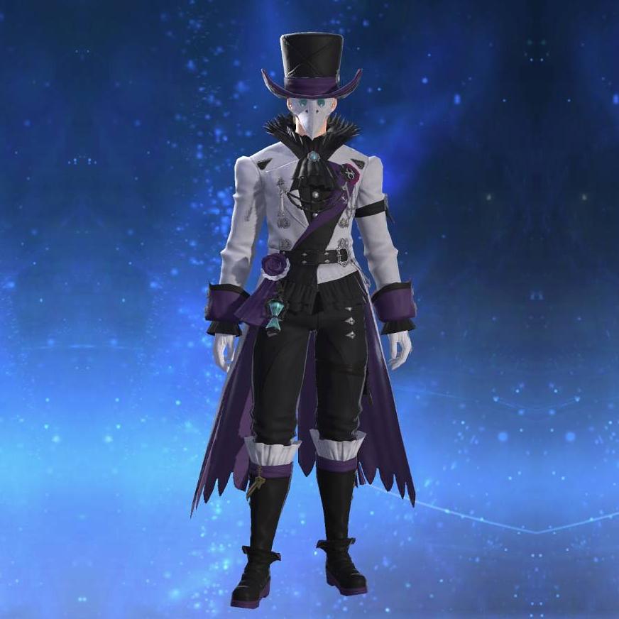 Plague Doctor's Coat's gearset image male.