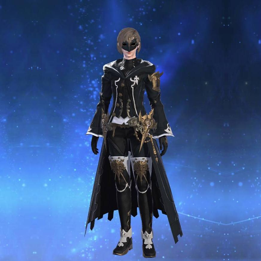 Prototype Alexandrian Coat of Scouting's gearset image female.