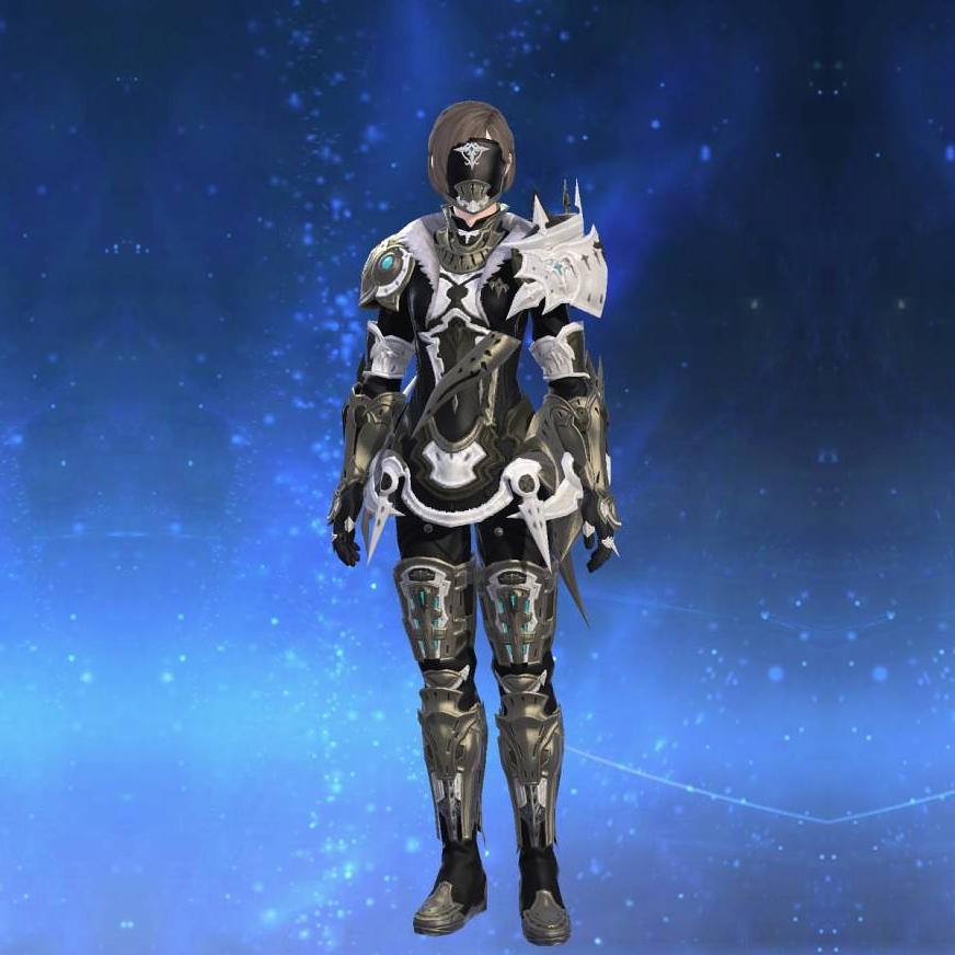 Prototype Alexandrian Mail of Fending's gearset image female.