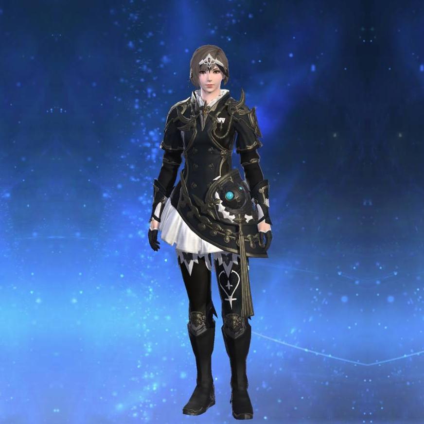 Prototype Alexandrian Jacket of Aiming's gearset image female.