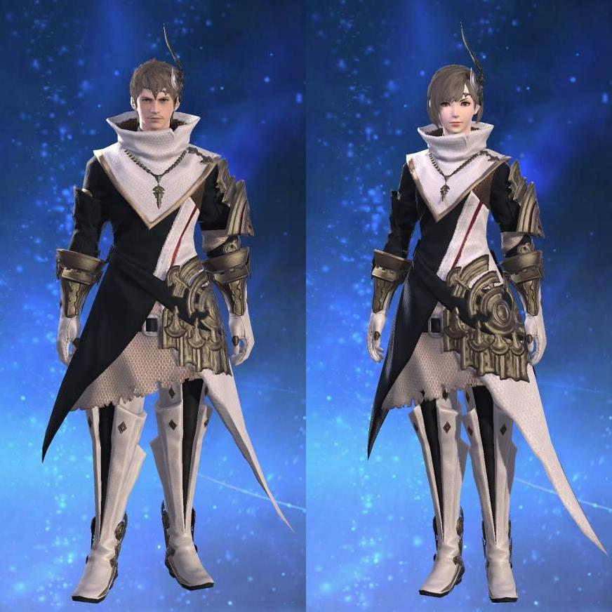 Prototype Midan Coat of Healing's gearset image.