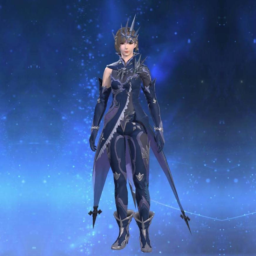 Augmented Hailstorm Coat of Casting's gearset image female.