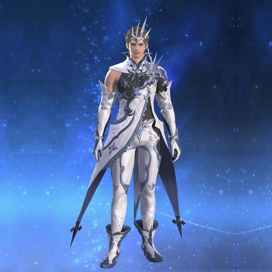 Augmented Hailstorm Coat of Healing's gearset image male.
