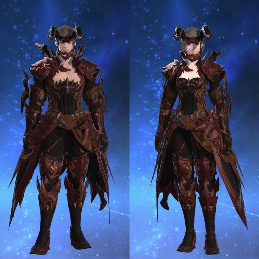 Augmented Hellfire Armor of Fending's gearset image.