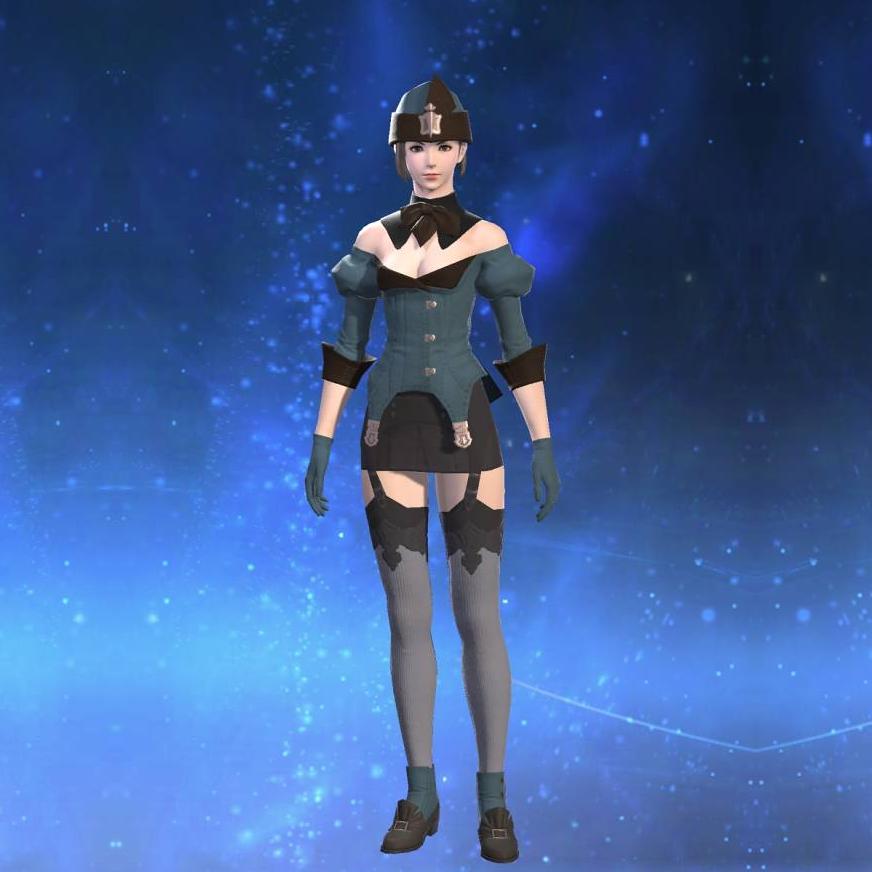 Holy Rainbow Coatee's gearset image female.