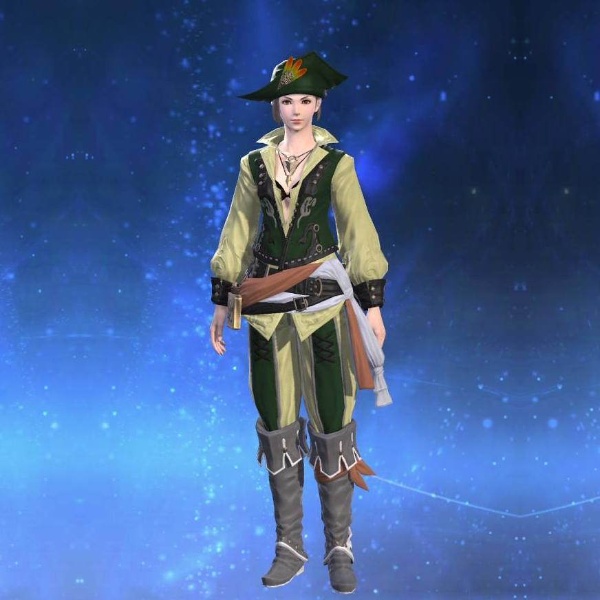ホーリーレインボー・レンジャーアタイア's gearset image female.