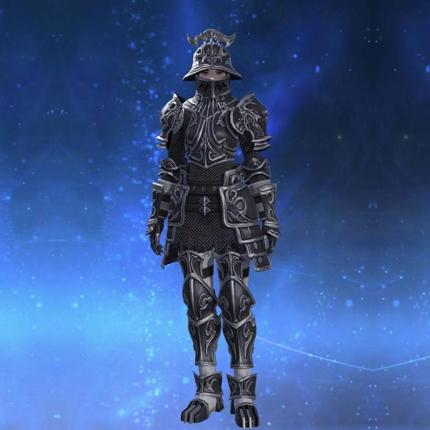 Mythrite Hauberk of Maiming's gearset image female.