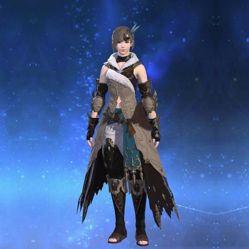 Yafaemi Cyclas of Striking's gearset image female.
