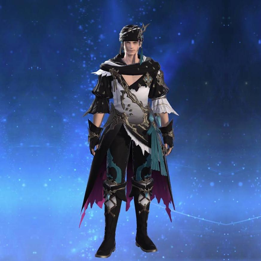 Yafaemi Tabard of Aiming's gearset image male.