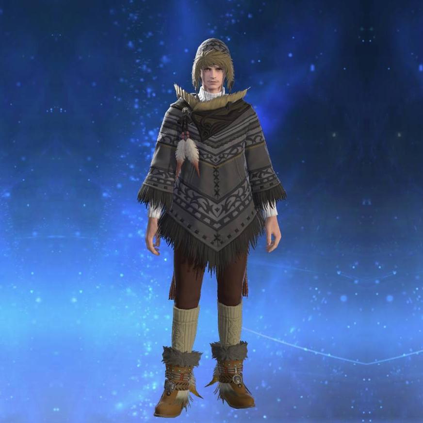 Ramie Poncho's gearset image male.