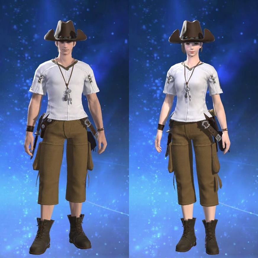 Linen Survival Shirt's gearset image.