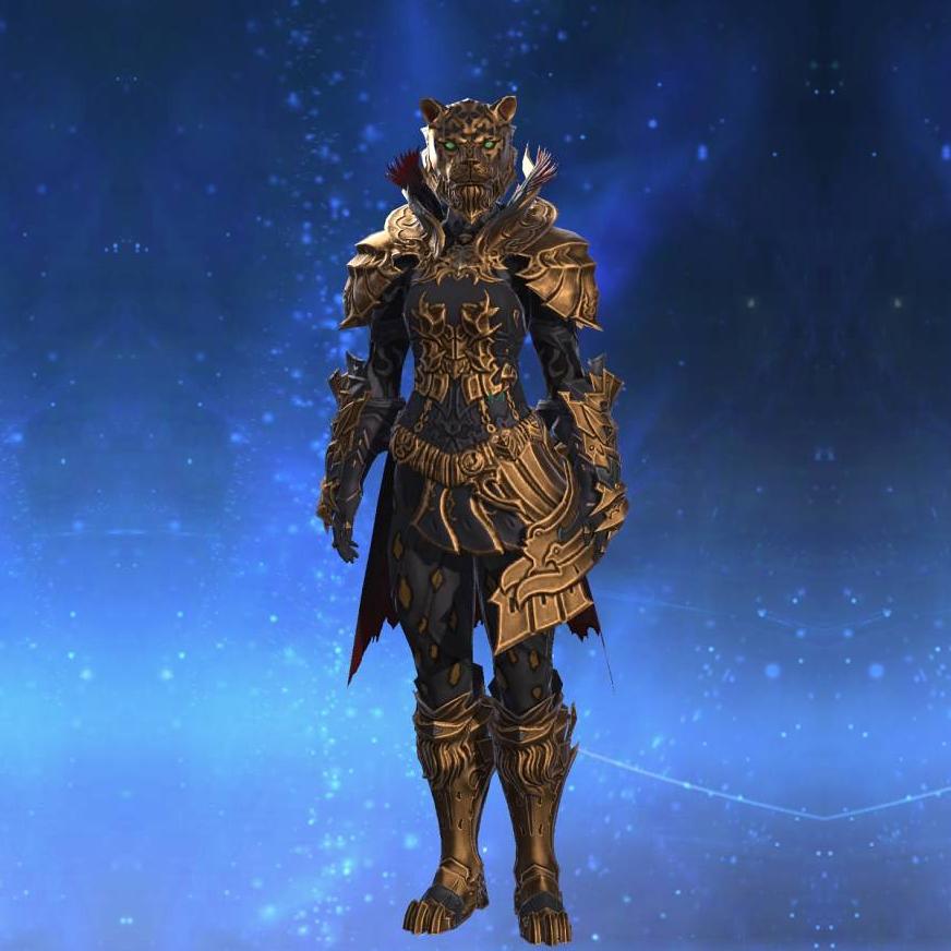 Lynxfang Cuirass's gearset image female.