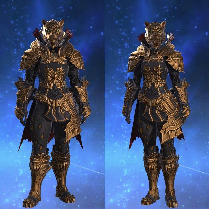 Lynxfang Cuirass's gearset image.