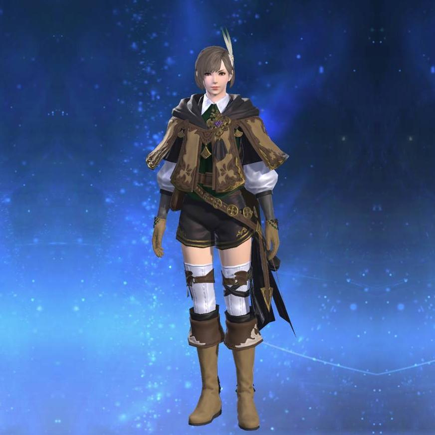 Rainbow Bolero of Striking's gearset image female.