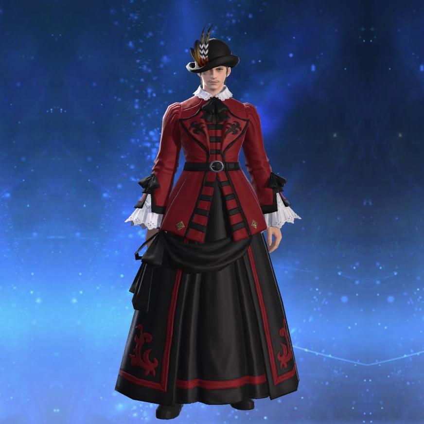 レインボークロス・バッスルドレス's gearset image male.