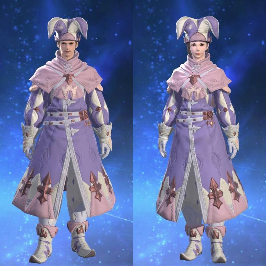 Rainbow Robe of Healing's gearset image.