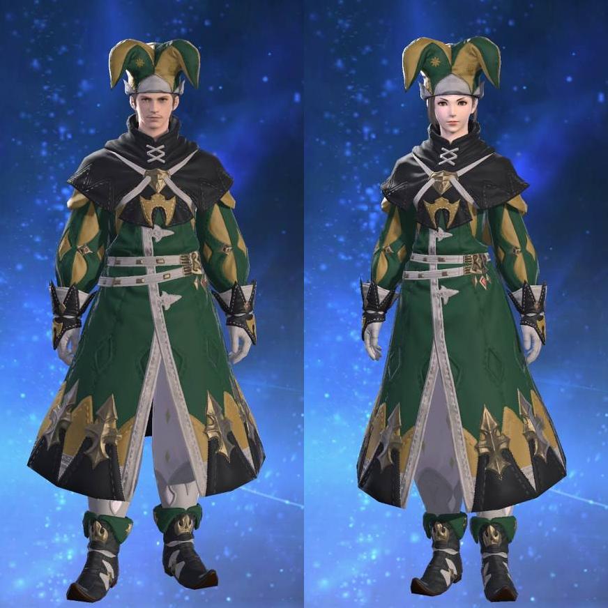Rainbow Robe of Aiming's gearset image.
