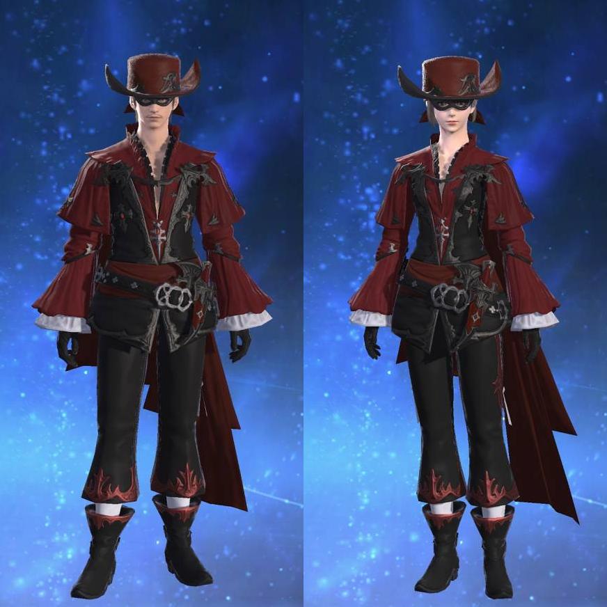 Coat of the Red Thief's gearset image.