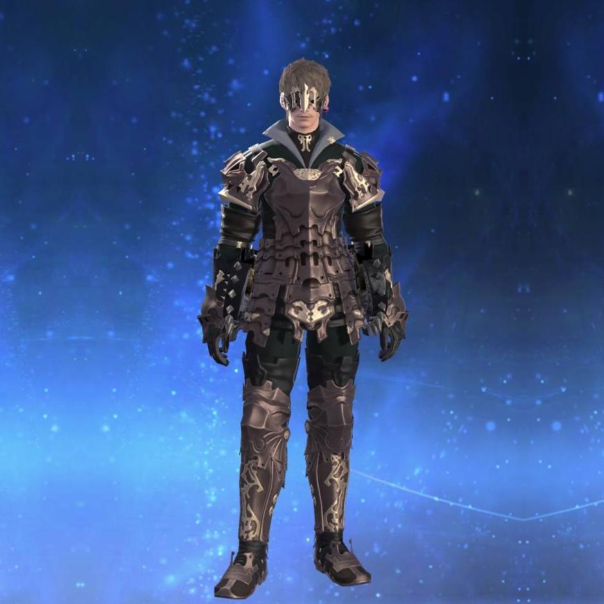Replica Allagan Cuirass of Striking's gearset image male.