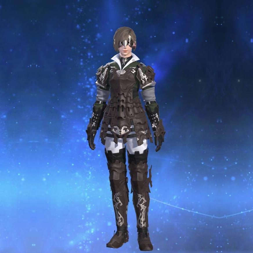 Replica Allagan Cuirass of Aiming's gearset image female.