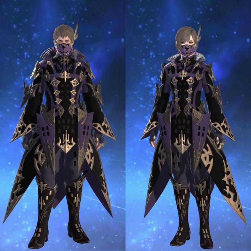 Replica High Allagan Coat of Casting's gearset image.