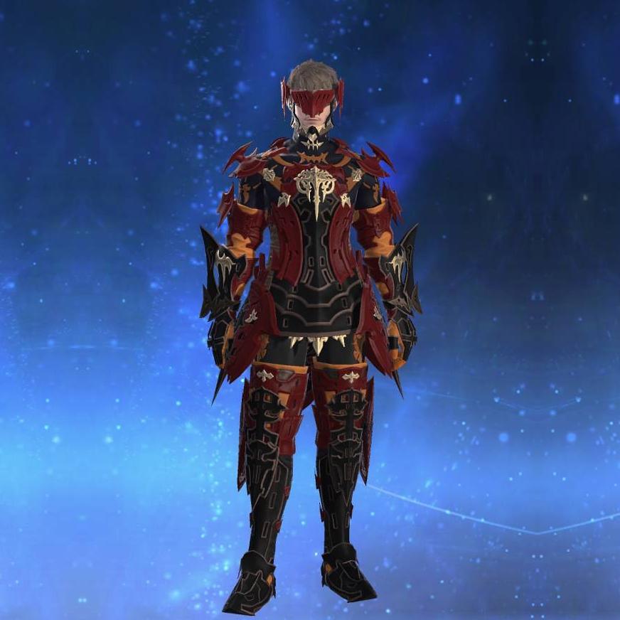 Replica High Allagan Cuirass of Striking's gearset image male.