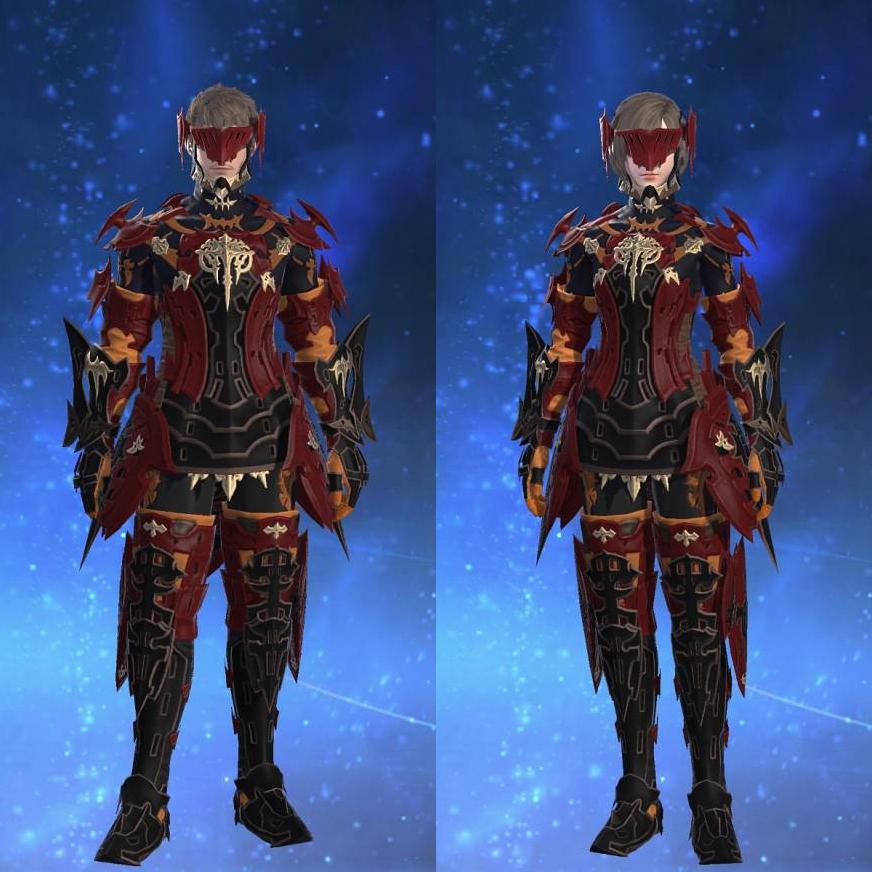 Replica High Allagan Cuirass of Striking's gearset image.