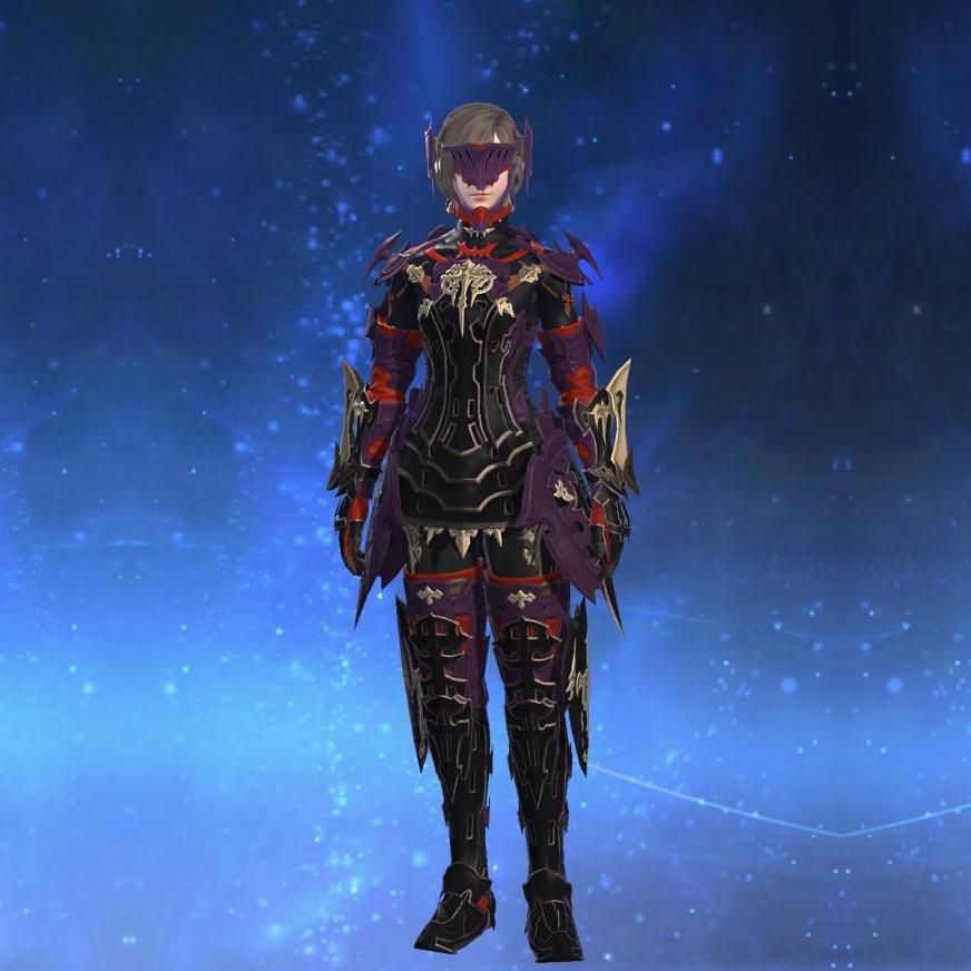Replica High Allagan Cuirass of Maiming's gearset image female.