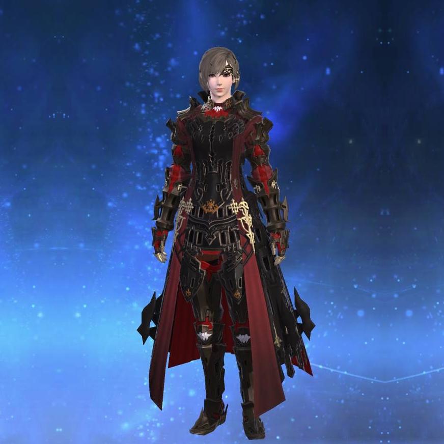 Replica Heavy High Allagan Coat's gearset image female.