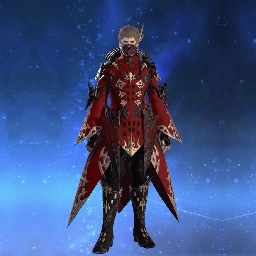 Replica High Allagan Coat of Aiming's gearset image male.