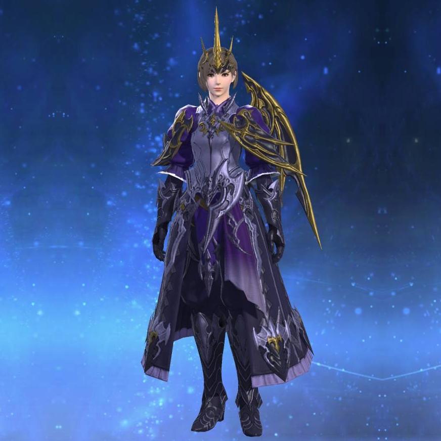 Replica Dreadwyrm Armor of Fending's gearset image female.