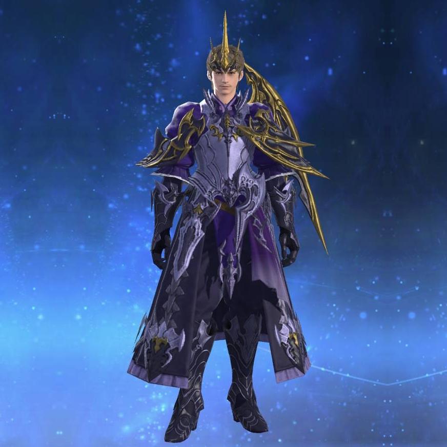 Replica Dreadwyrm Armor of Fending's gearset image male.