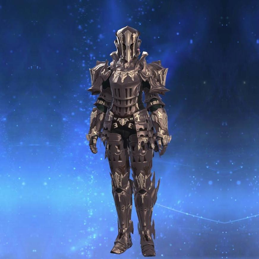 Replica Heavy Allagan Armor's gearset image female.