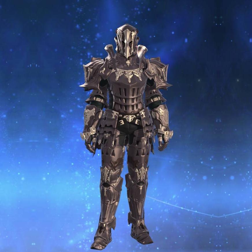 Replica Heavy Allagan Armor's gearset image male.