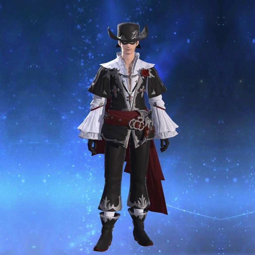 Coat of the Lost Thief's gearset image male.