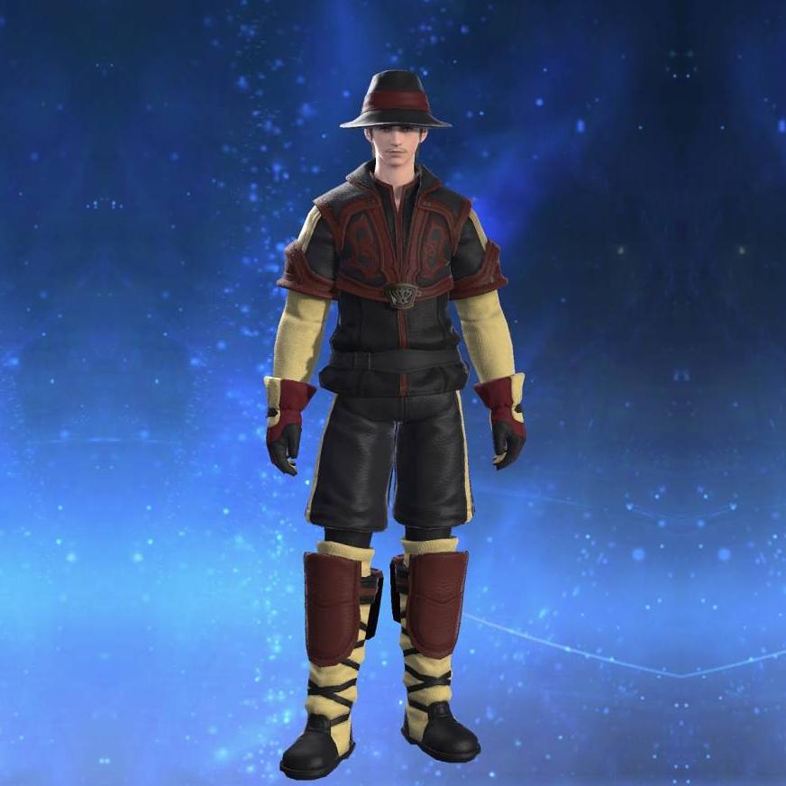 Wyvernskin Jerkin's gearset image male.