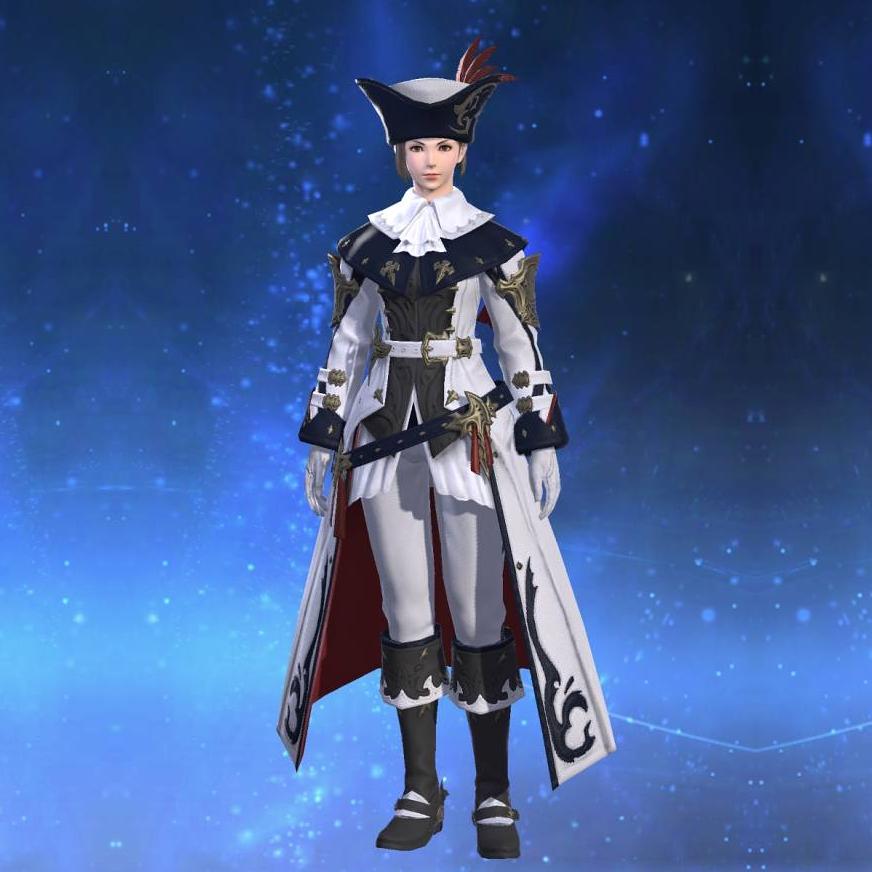 Valkyrie's Coat of Aiming's gearset image female.